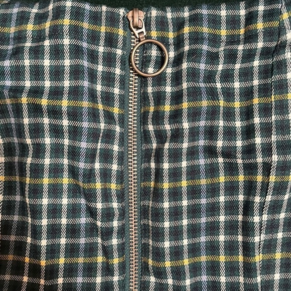 Aeropostale Plaid Zip Front Dress Medium - Picture 6 of 8